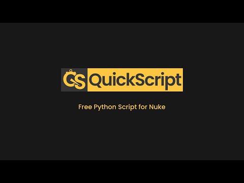Quickscript Free Python Script For Nuke