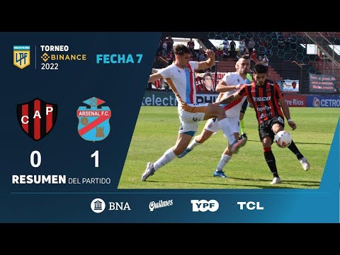 #TorneoBinance | Fecha 7 | resumen de Patronato - Arsenal