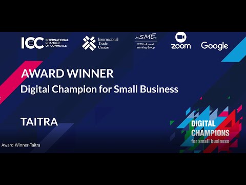 WTO中小企業數位冠軍提案競賽  貿協獲得首獎[影]