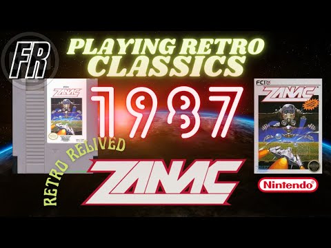 Retro Relived: Playing Zanac for the Nintendo Entertainment System released 1987 in the USA.