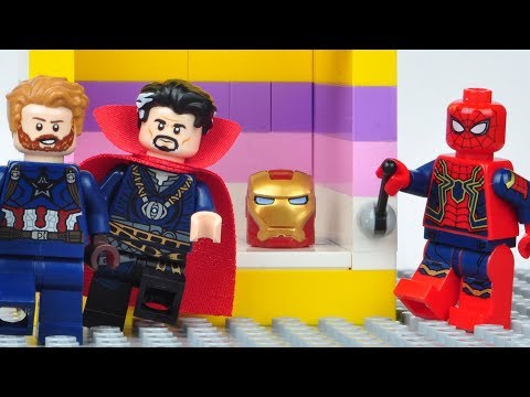 Lego Spider-man Matching Brick Objects Superheroes Funny Animation