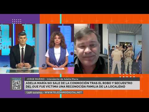 Jorge Marino, intendente de adelia maría: la localidad sigue conmocionada por el violento secuestro