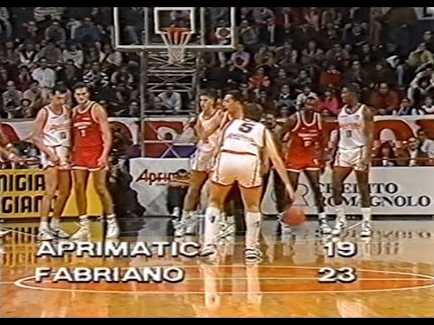 A2 1990/'91 Aprimatic Bologna - Fabriano Basket 95-91
