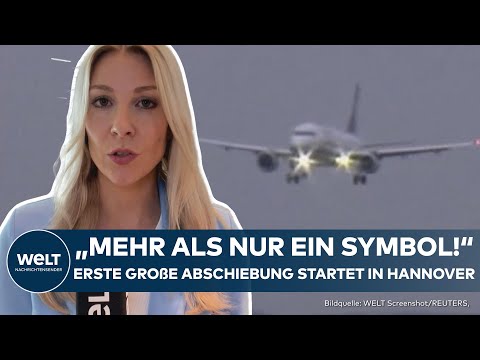 Video Thumbnail: HANNOVER: Erster großer Abschiebeflug gestartet! "Mehr als nur ein Symbol" - 70 Menschen an Board!