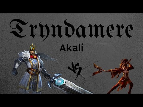 Tryndamere vs Akali - That feeling when you miss an auto attack
