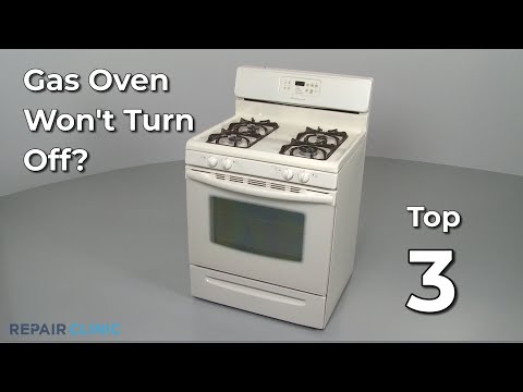 Gas Oven Won't Turn Off — Gas Range Troubleshooting