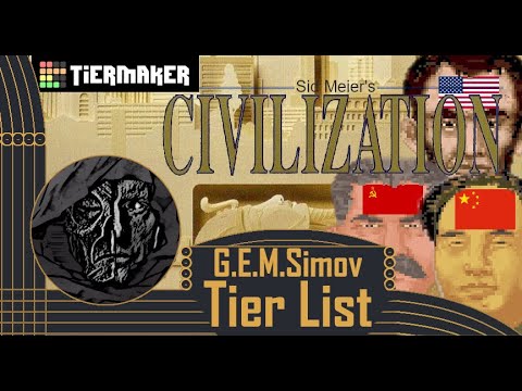 Civilization 1 Leaders/Civilizations | Tier List