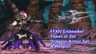 FFXIV Endwalker Tower of Zot Dragoon Armor & Weapon Set