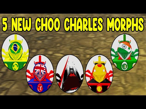 UPDATE - How to Find ALL 5 NEW CHOO CHARLES MORPH in Find The Choo Charles Morphs