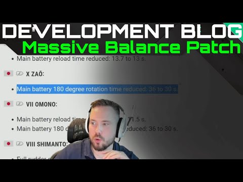 Development Blog - Massive Balance Patch