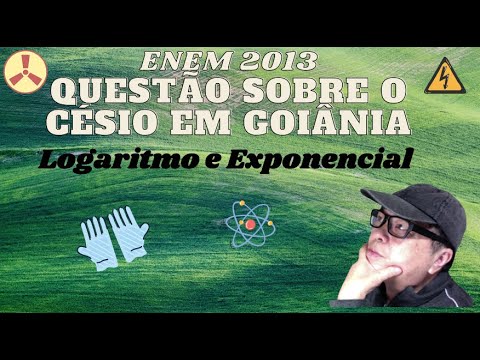 Exercício desafiador do ENEM (césio-137 de Goiânia)