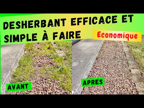 Désherbant maison simple à faire et efficace 👍