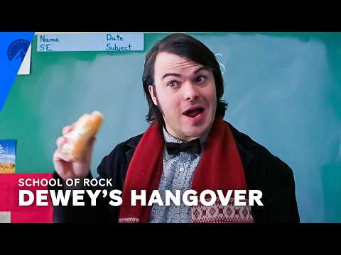 Dewey Comes to Class with a Hangover