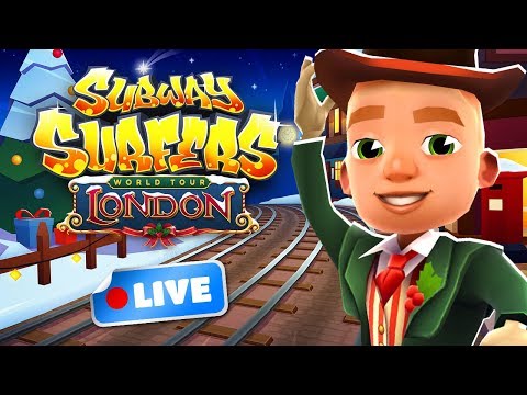 🔴 Subway Surfers World Tour 2018 - London Gameplay Livestream - Happy Holidays ☃️