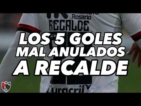 Los Cinco goles mal anulados a Newell's en LPF 2023.