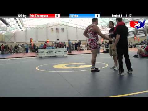Eric Thompson vs. Jt Felix at 2013 ASICS University Nationals - FS