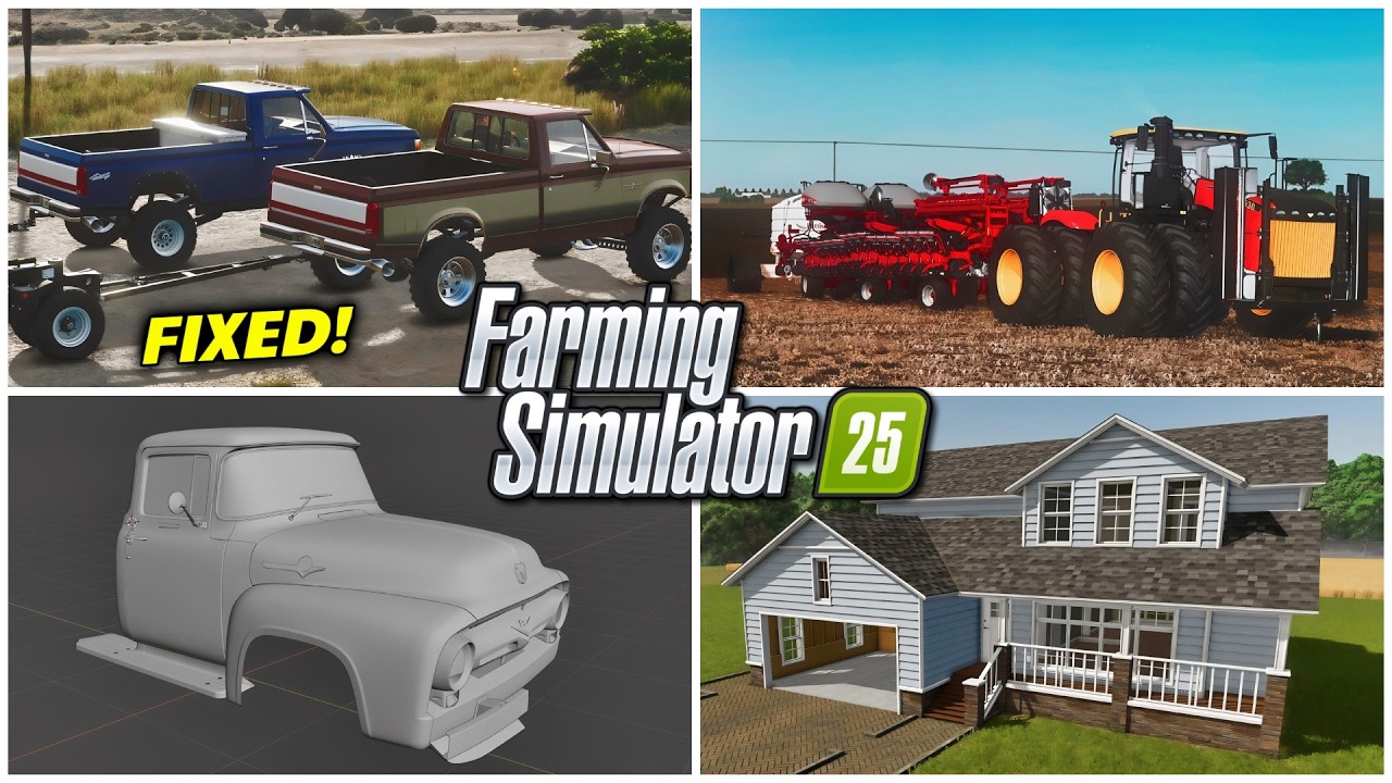 Farm Sim News - Forest Hills Update, F-150 Hitch Fixed, & American Farmhouse! | Farming Simulator 25