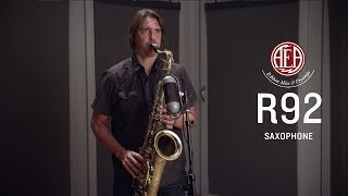 AEA R92 Front - Saxophone - Listening Library