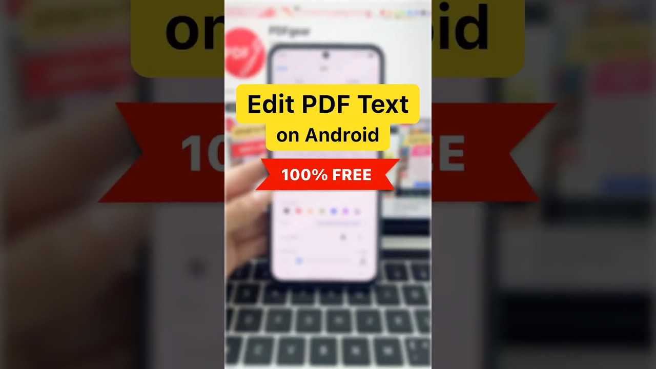 How to Edit PDF Text on Android for Free #PDFgear #smartphone
