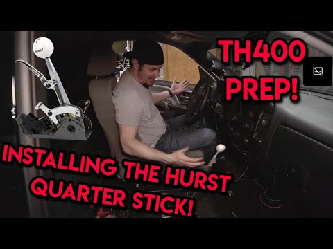 Installing a Hurst Quarter Stick For Our Silverado Turbo 400 Swap!