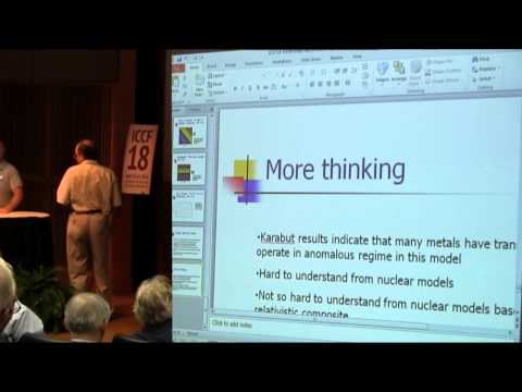 ICCF-18 : Peter Hagelstein (with Vladimir Vysotskii) "Lattice-Induced ... "