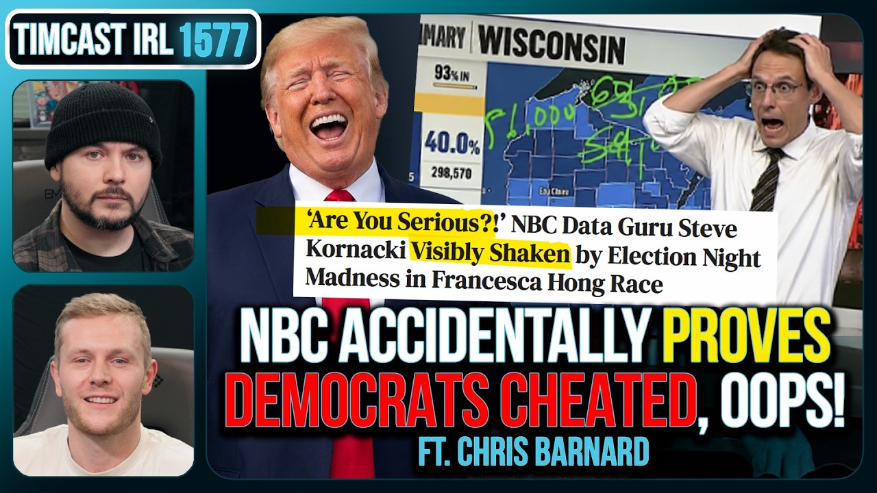 Democrats Accused Of CHEATING AGAIN, NBC Guru LOSES IT ON LIVE TV | Timcast IRL