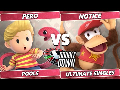 Double Down 2022 - Pero (Lucas) Vs. NOTICE (Diddy Kong) SSBU Smash Ultimate Tournament
