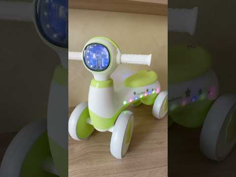 фото детский беговел каталка с музыкой, подсветкой для дома и улицы 1-3 года. 0