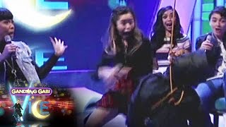 GGV: Kisses was horrified by a falling object