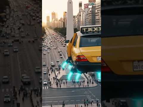 El taxi que desafió la 9 de Julio 🚕✨ — cuando el tráfico dejó de ser un problema