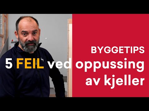 Byggetips: 5 FEIL ved oppussing av kjeller (fuktsikring)