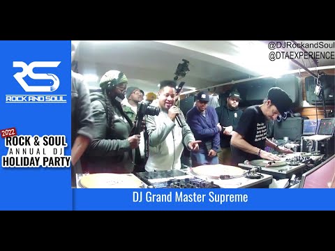 DJ Grand Master Supreme - Rock and Soul Annual Holiday Party 2022