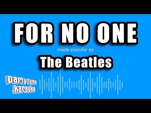 The Beatles - For No One (Karaoke Version)