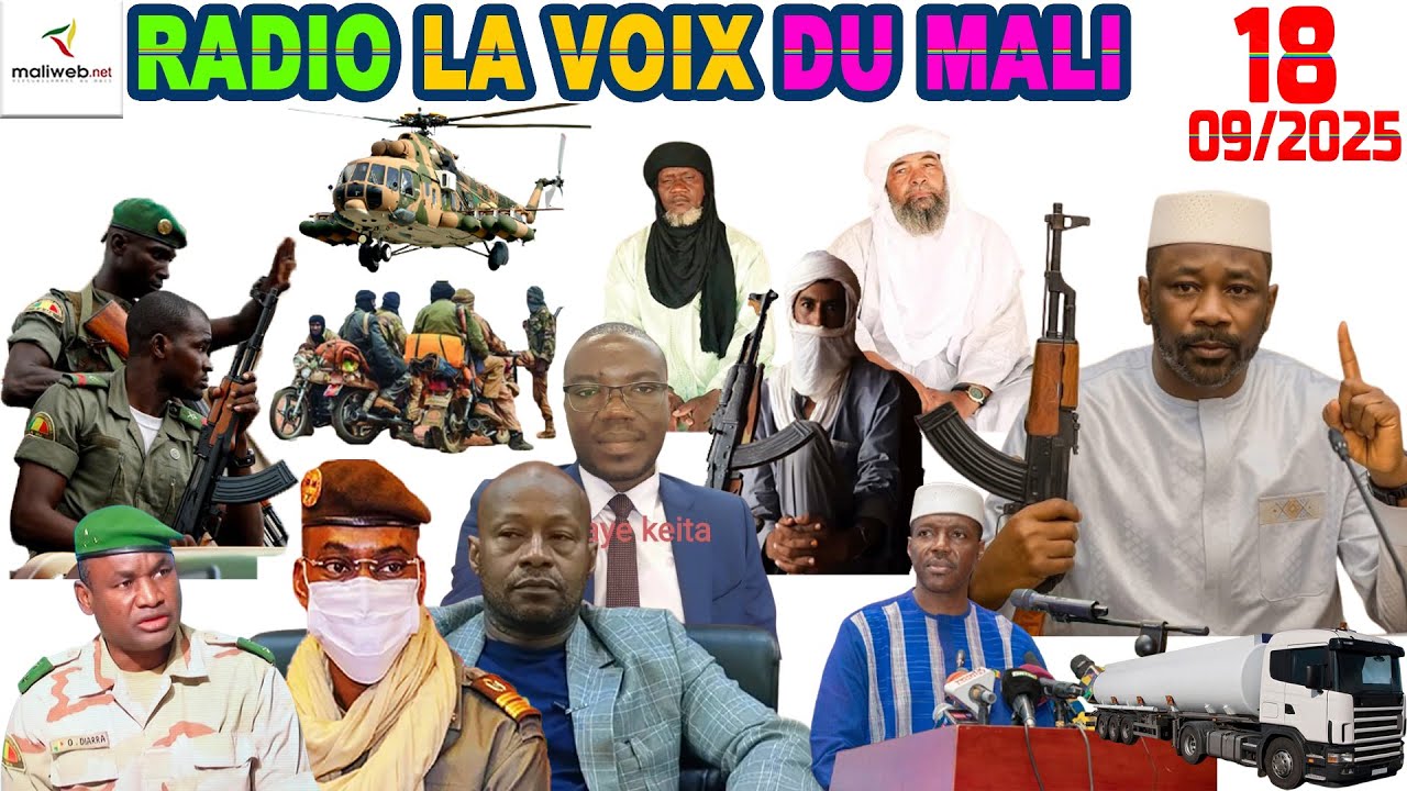 La Revue de Presse de la RADIO LA VOIX DU MALI du 18 Septembre 2025