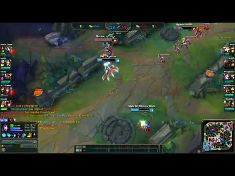 ahri doudge VS lux & jinx - SKT T1 Gebna