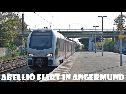2 Abellio Flirt's komen door Angermund