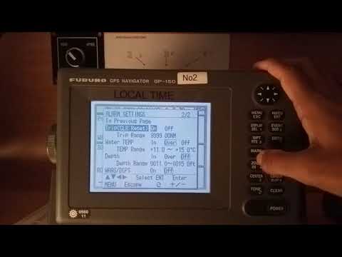 FURUNO GPS GP 150 - CLEARING TRIP COUNTER by Piyushan