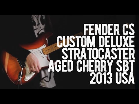 Fender Custom Shop Custom Deluxe Stratocaster Aged Cherry Sunburst 2013 USA