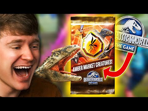 Buying LEGENDARY DINOSAURS in JURASSIC WORLD THE GAME
