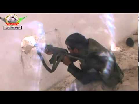 رصد تحركات عناصر قوات النظام داخل مدرسة المشاة من قبل لواء عندان التابع للواء التوحيد