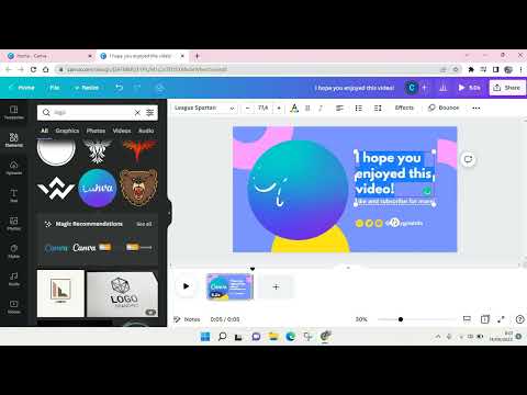How to Make Youtube End Credit on Canva NEW UPDATE September 2022