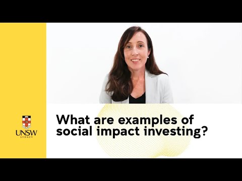 , title : 'What are example of social impact investing?'