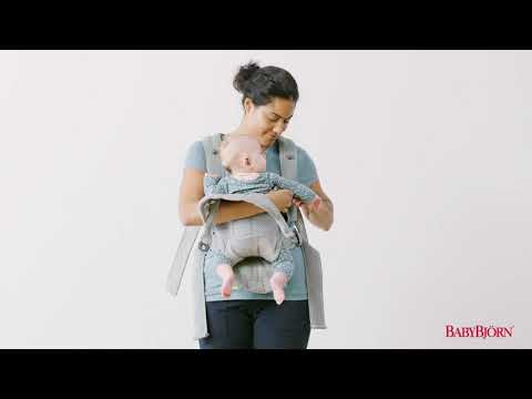Nešioklė kūdikiui BabyBjörn Move 3D Mesh, Pilkas video