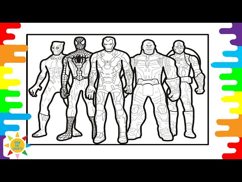 THE MARVEL Coloring Pages | Blooom - Be Around [NCS Release]