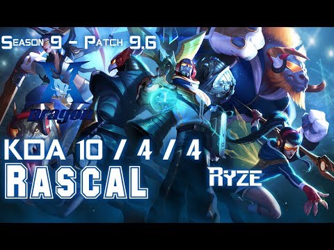 KZ Rascal RYZE vs FIORA Mid - Patch 9.6 KR Ranked