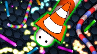 Slither.io - NOVA SKIN HACKEADA ! SKIN DE CONE !! ( Slither Hack / Mods Skin)