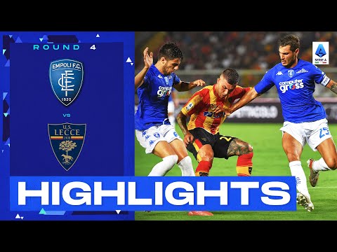 Lecce-Empoli 1-1 | All square at the Via Del Mare Stadium : Goals & Highlights | Serie A 2022/23