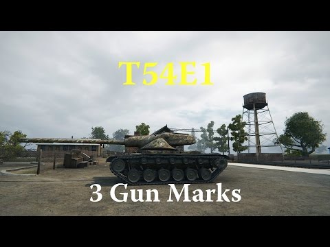 World of Tanks - T54E1 3 Gun Marks