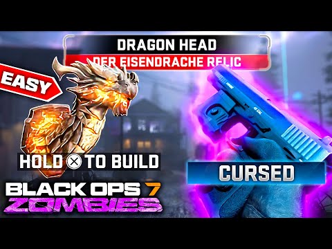 How to UNLOCK Dragon Relic in Cursed Mode Black Ops 7 Zombies Ashes of the Damned Unlock Dragon Head