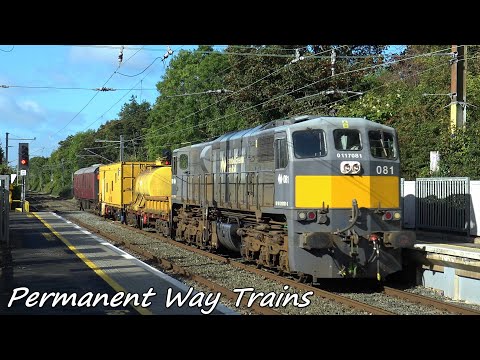 Irish Rail Engineering Trains 2022 Part 3 (July - September) With Drone Shots